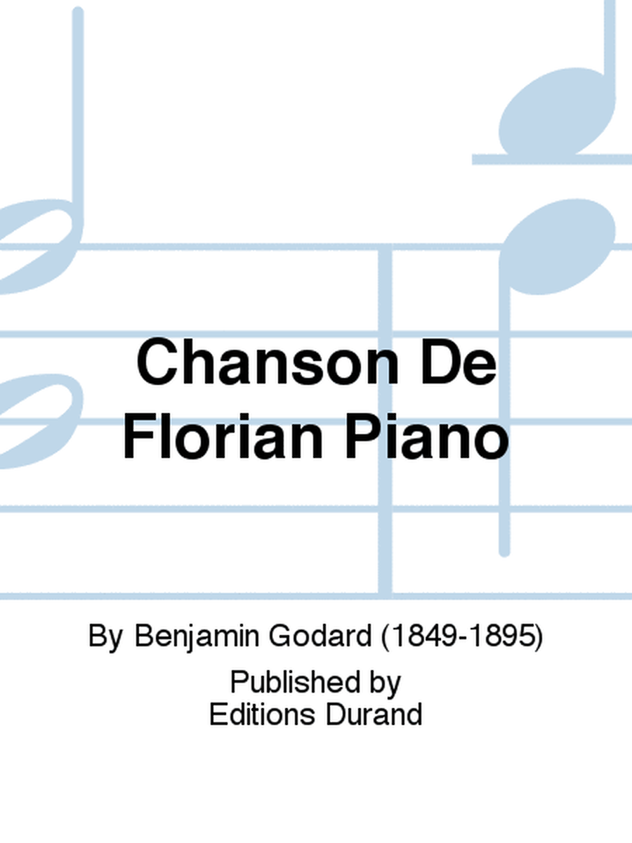 Chanson De Florian Piano