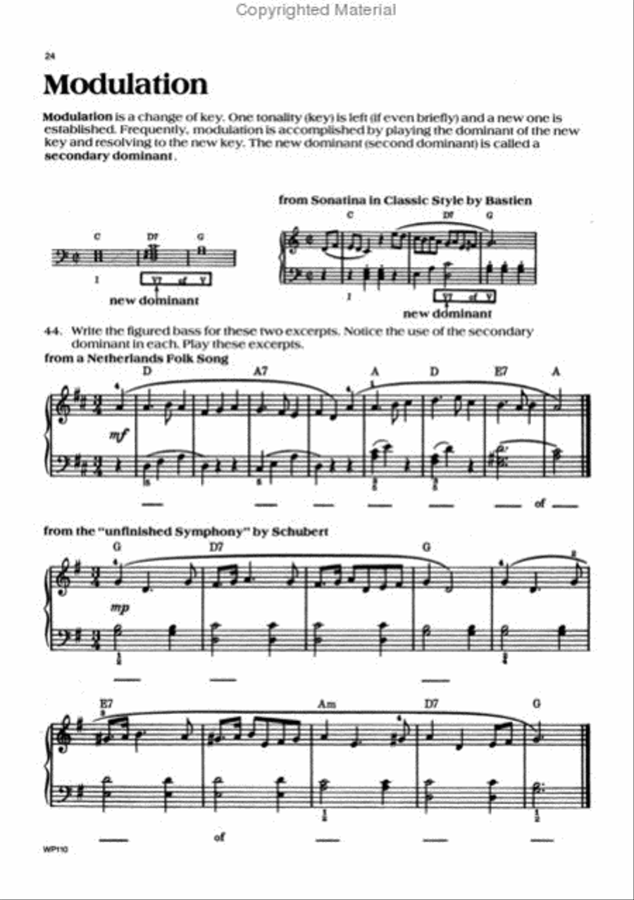 Intermediate Theory, Level 3 Piano Method scores gallery preview page 3