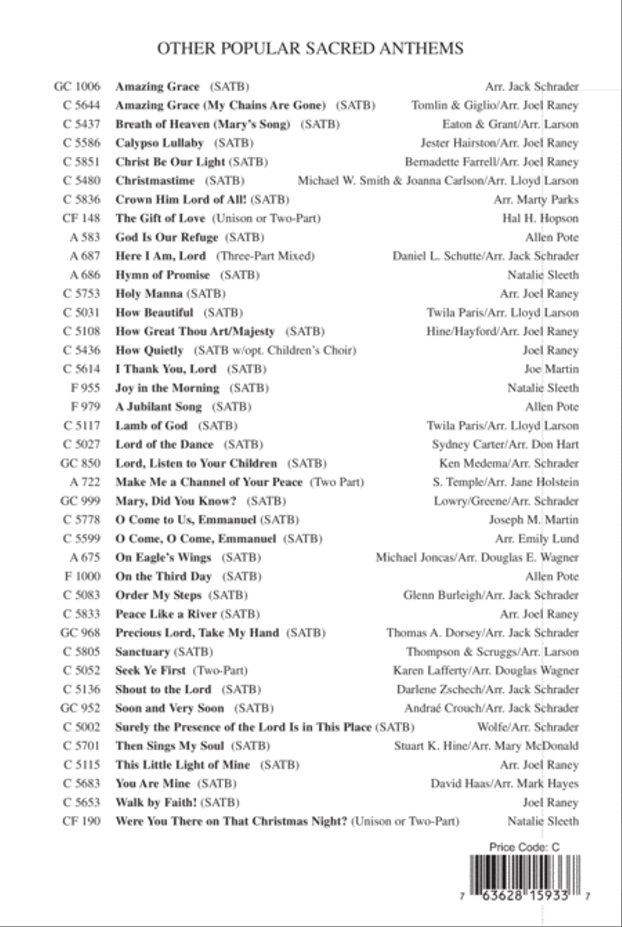 Lenten Sanctus 4-Part scores gallery preview page 13
