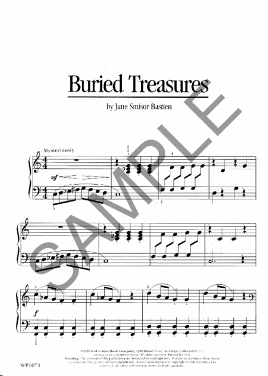 Buried Treasures Piano Method scores gallery preview page 2