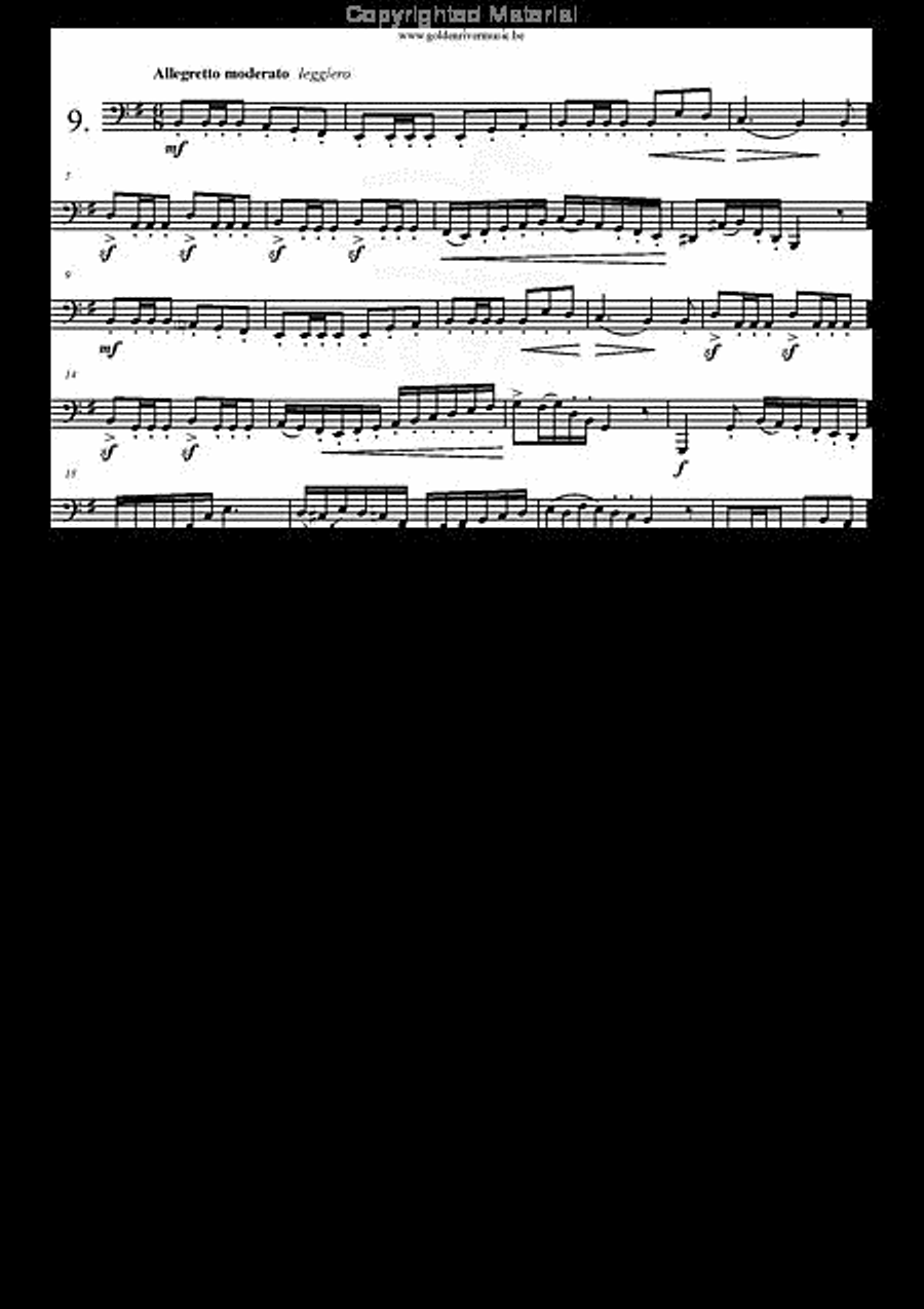 22 Etudes Melodiques Tuba scores gallery preview page 10