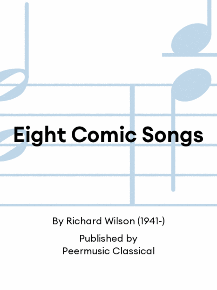 Eight Comic Songs Chamber Music scores gallery preview page 1