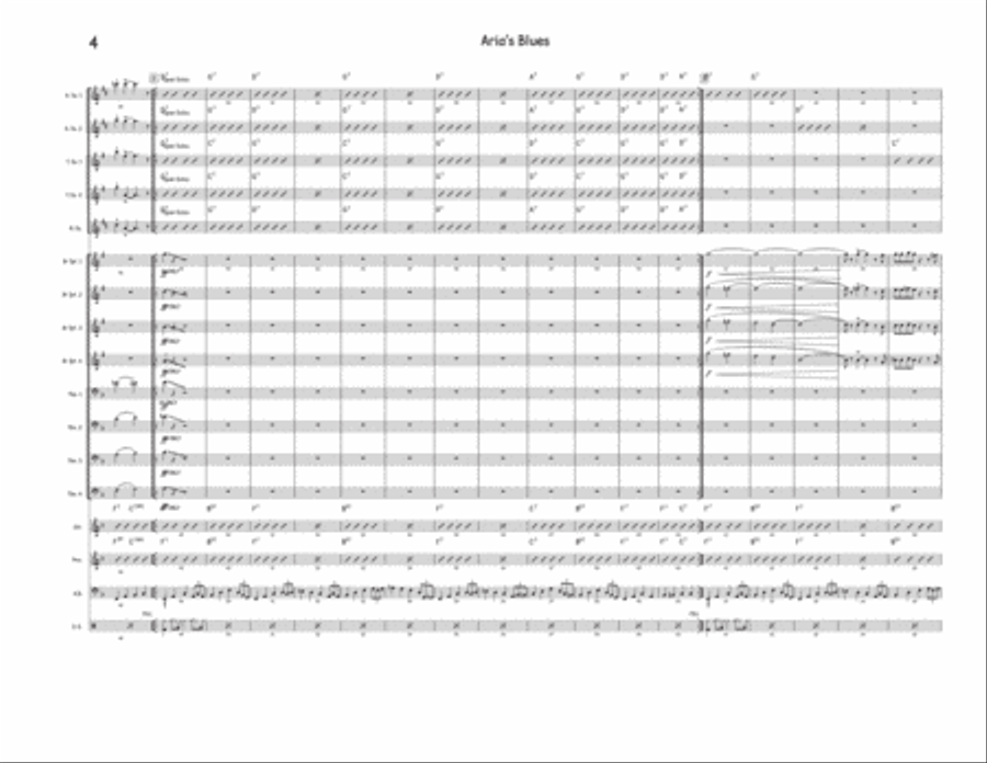 Aria's Blues Jazz Ensemble scores gallery preview page 4