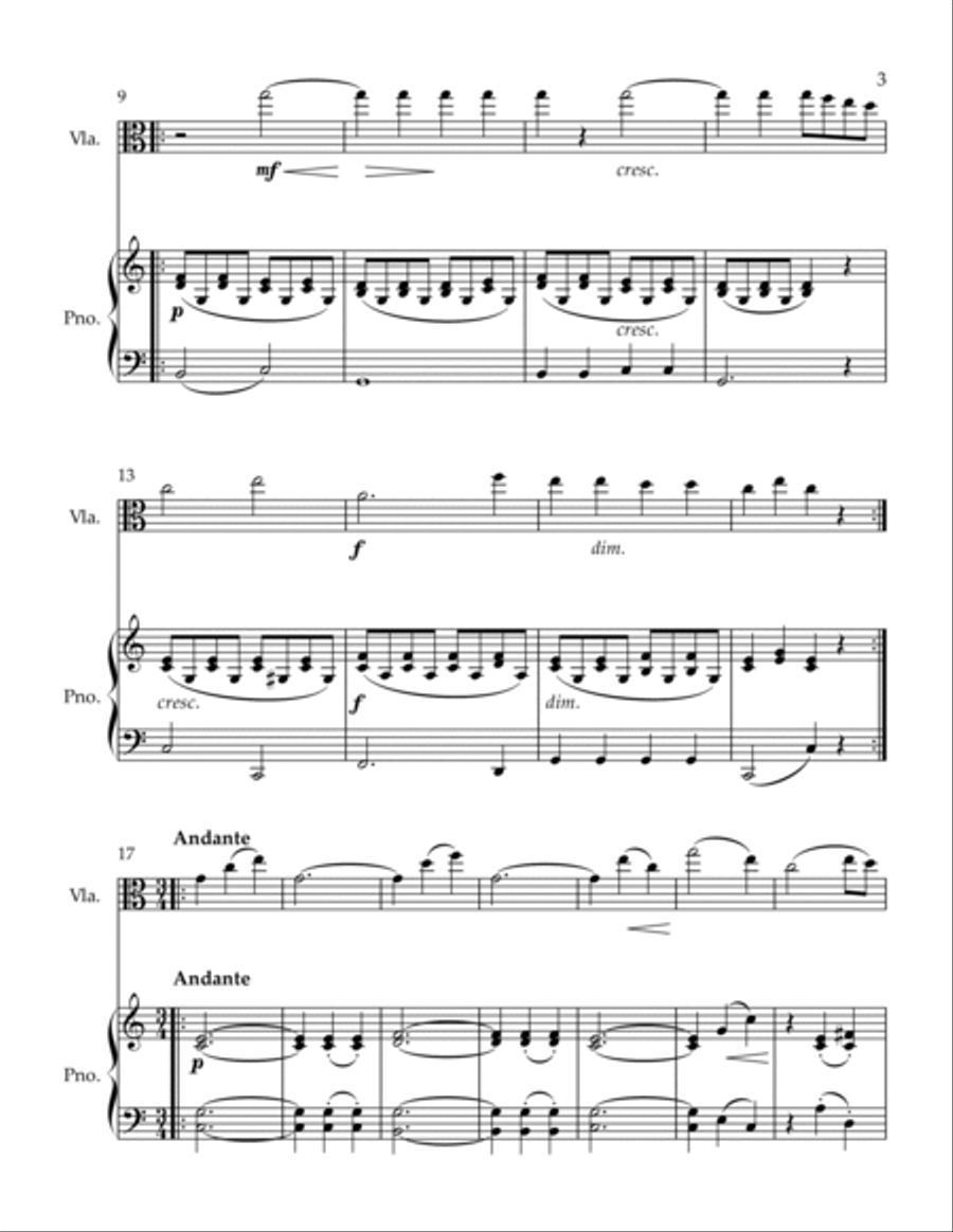 Sonatine Sonatine Viola scores gallery preview page 3