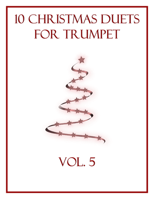 Book cover for 10 Christmas Duets for Trumpet (Vol. 5)