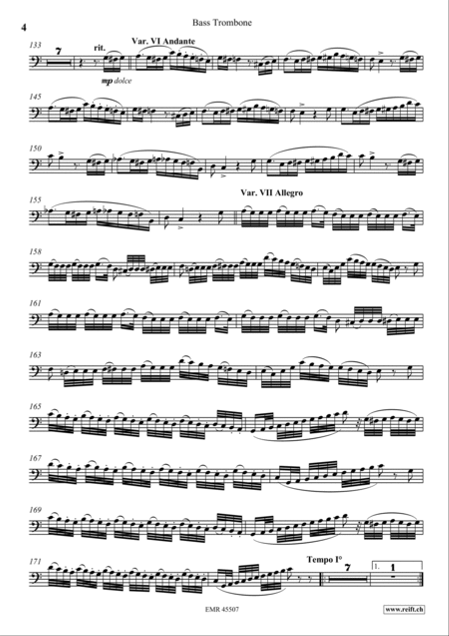 The Carnival Of Venice The Carnival Of Venice Trombone scores gallery preview page 5