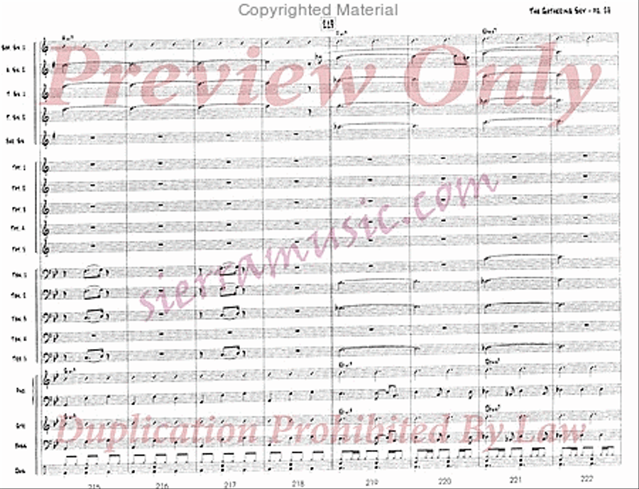 The Gathering Sky The Gathering Sky Jazz Ensemble scores gallery preview page 29