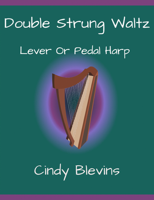 Book cover for Double Strung Waltz, original harp solo