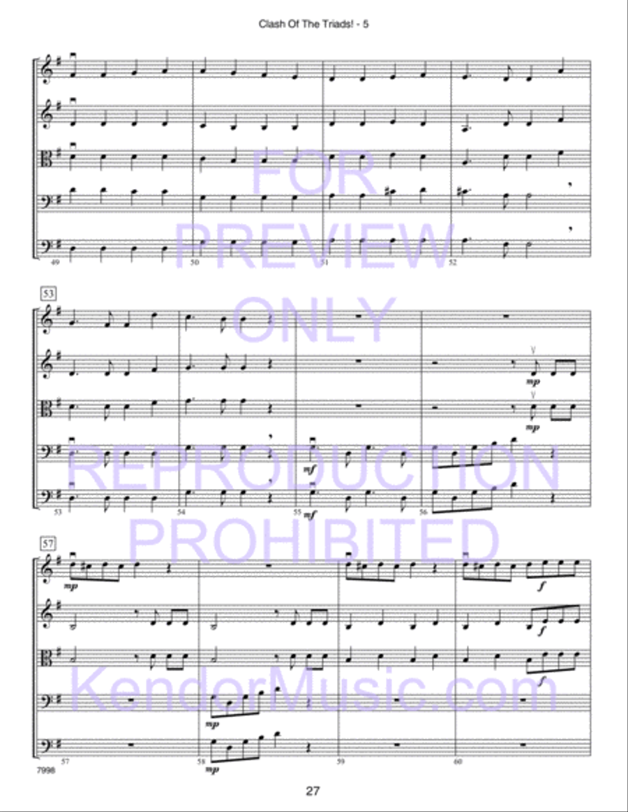 Kendor Concert Favorites, Volume 2 (Score) Score scores gallery preview page 32