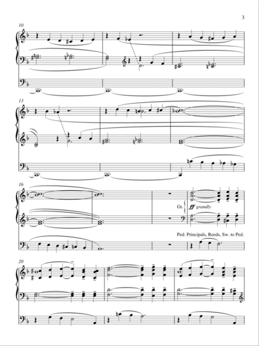 Suite No. 1 Suite No. 1 Organ Solo scores gallery preview page 3