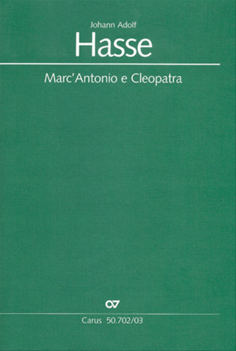 Marc-Antonio e Cleopatra (Serenata) Voice scores gallery preview page 1