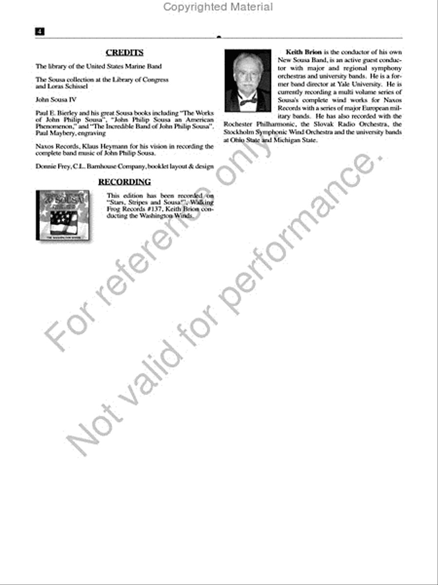 The Pirates of Penzance Concert Band scores gallery preview page 5