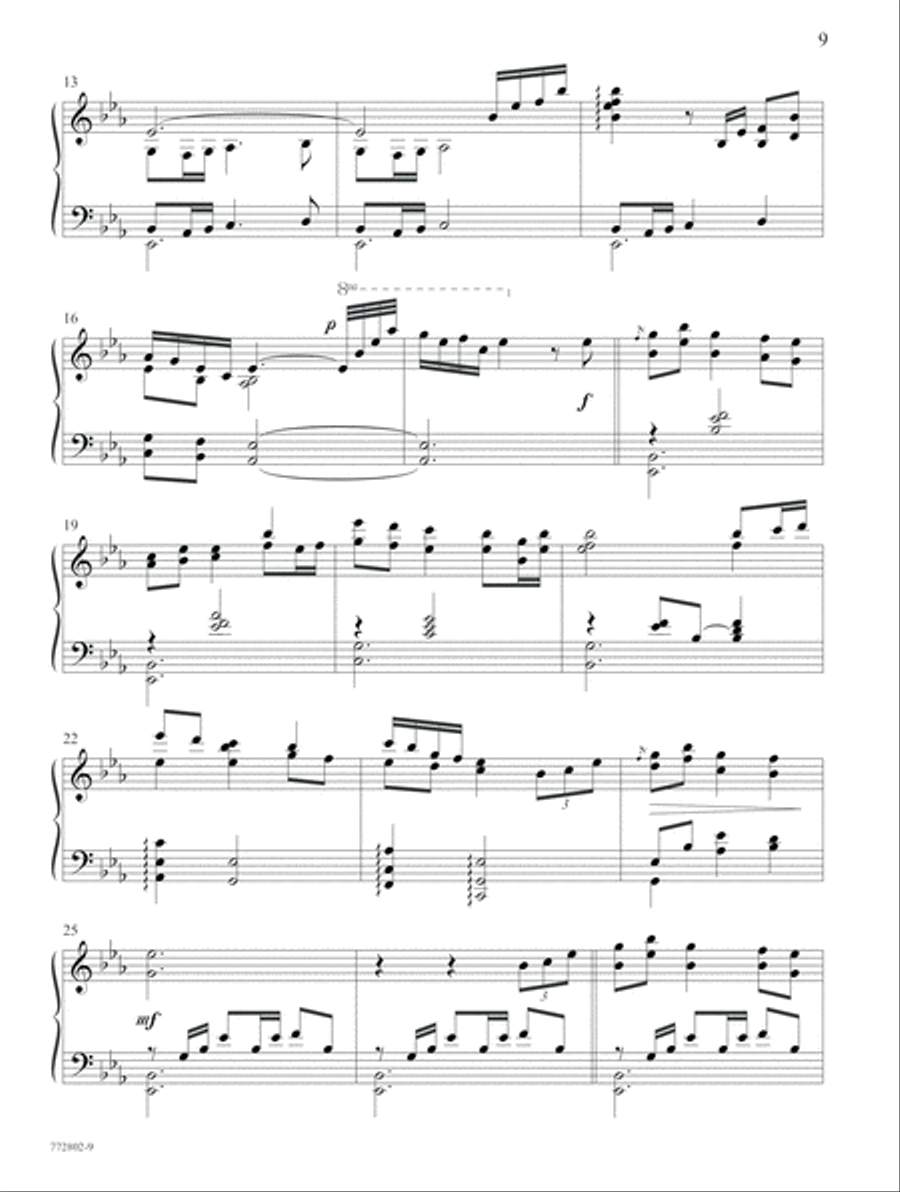 The Faithfulness of God Piano Solo scores gallery preview page 5