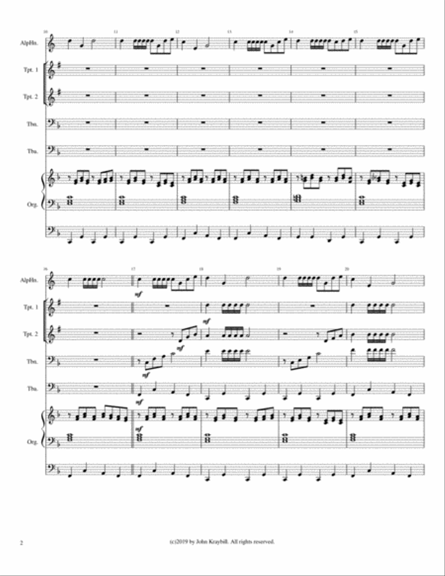 Shepherd's Horn Small Ensemble scores gallery preview page 2