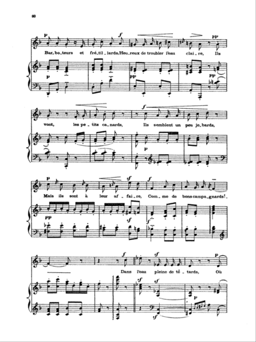 Chabrier: Recueil de Melodies Voice scores gallery preview page 2