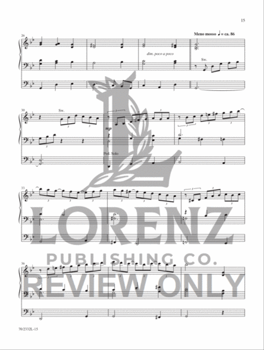 Like a River Glorious Organ Solo scores gallery preview page 10