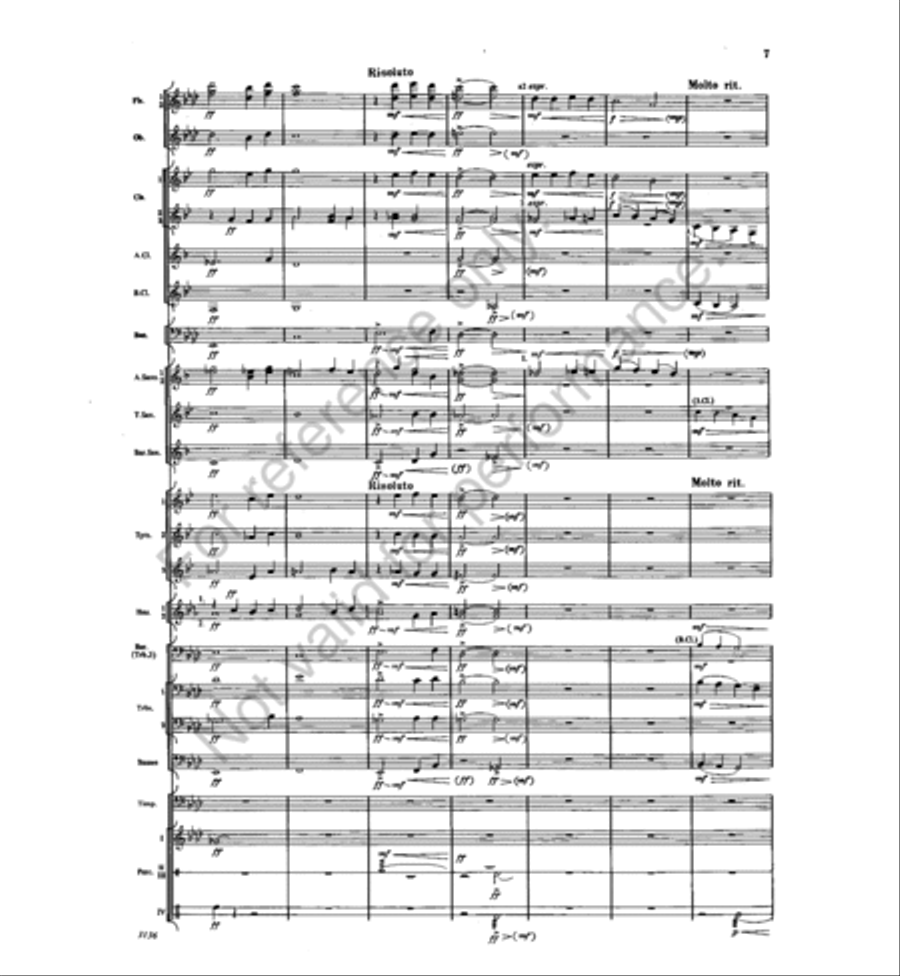 Prayer and Proclamation Prayer and Proclamation Concert Band scores gallery preview page 7