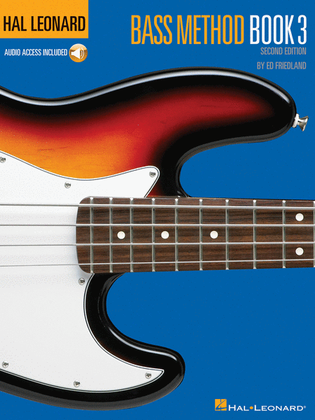 Book cover for Hal Leonard Bass Method Book 3 – 2nd Edition