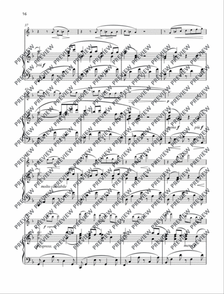Portraits Portraits Flute Solo scores gallery preview page 17
