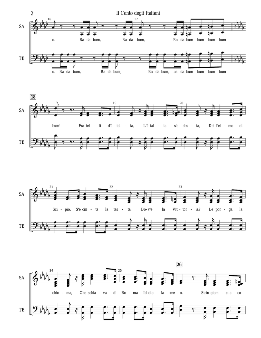 Italian National Anthem (