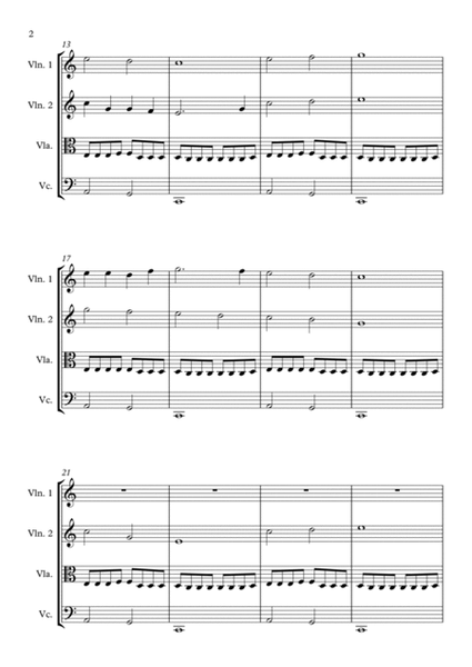 Juddah's Riff - String Quartet image number null