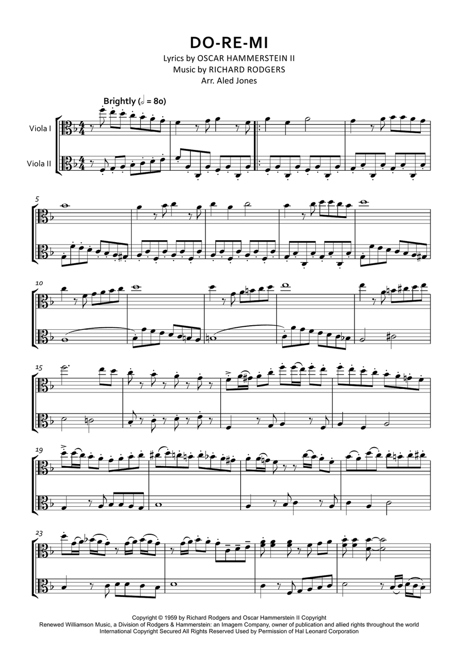 Do-Re-Mi String Duet scores gallery preview page 1