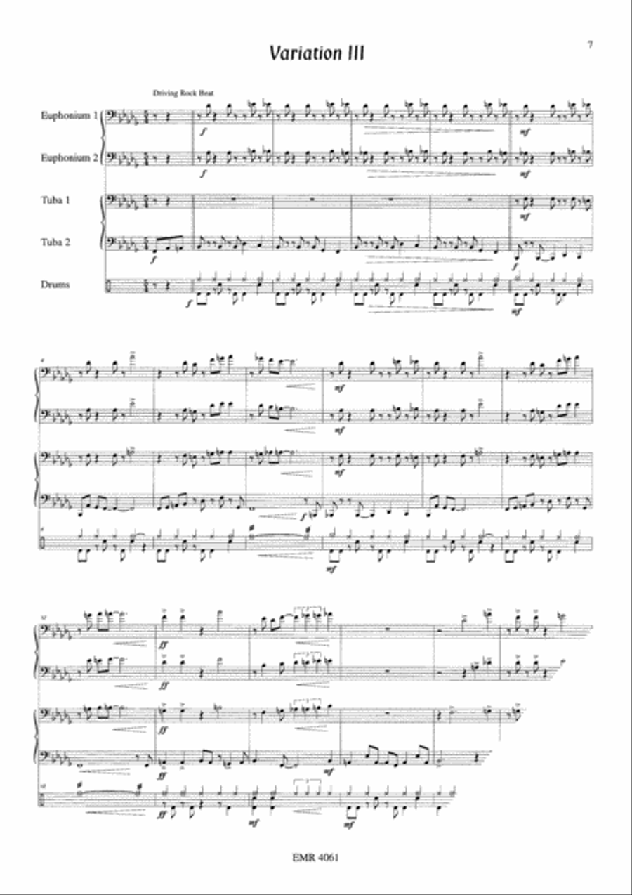 Die Forelle Die Forelle Tuba Quartet scores gallery preview page 8