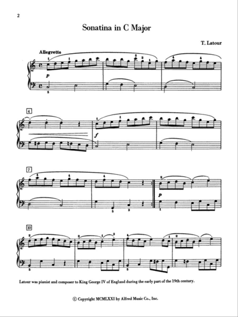 The First Sonatina Book Piano Solo scores gallery preview page 3