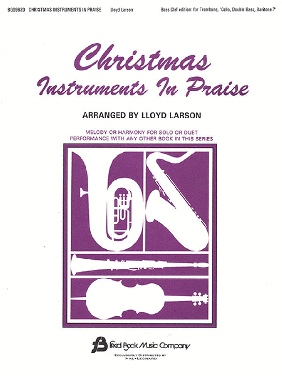 Christmas Instruments in Praise Trombone scores gallery preview page 1