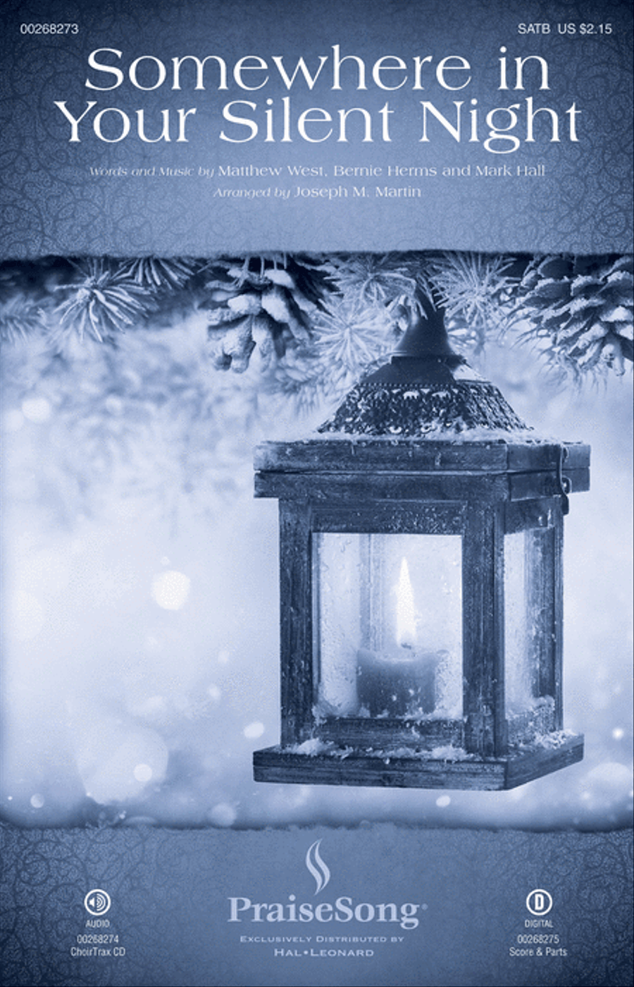 Somewhere in Your Silent Night 4-Part scores gallery preview page 1