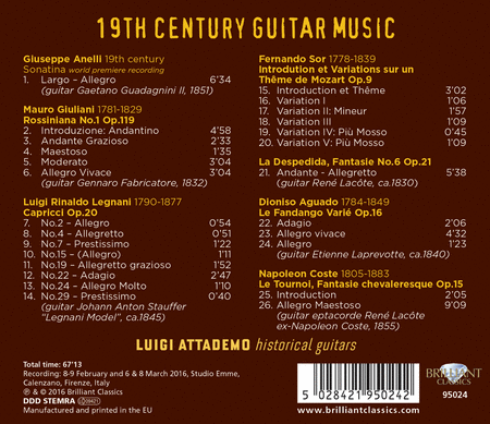 19th Century Guitar Music