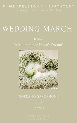 Book cover for Wedding March (for Soprano Saxophone and Piano)