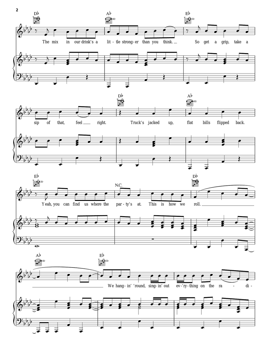 This Is How We Roll Acoustic Guitar scores gallery preview page 2