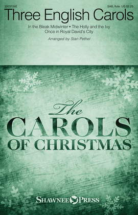 Book cover for Three English Carols