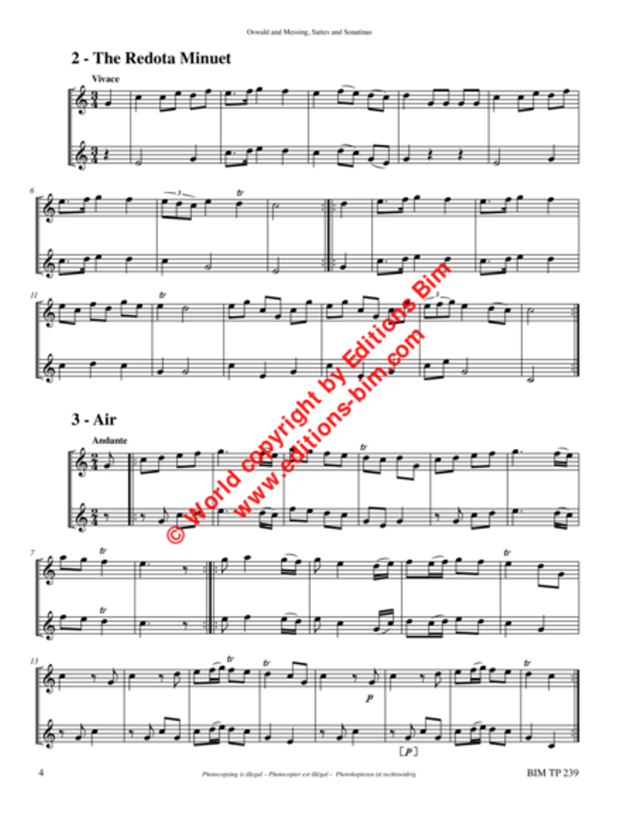 Suites and Sonatinas for Two Trumpet scores gallery preview page 3