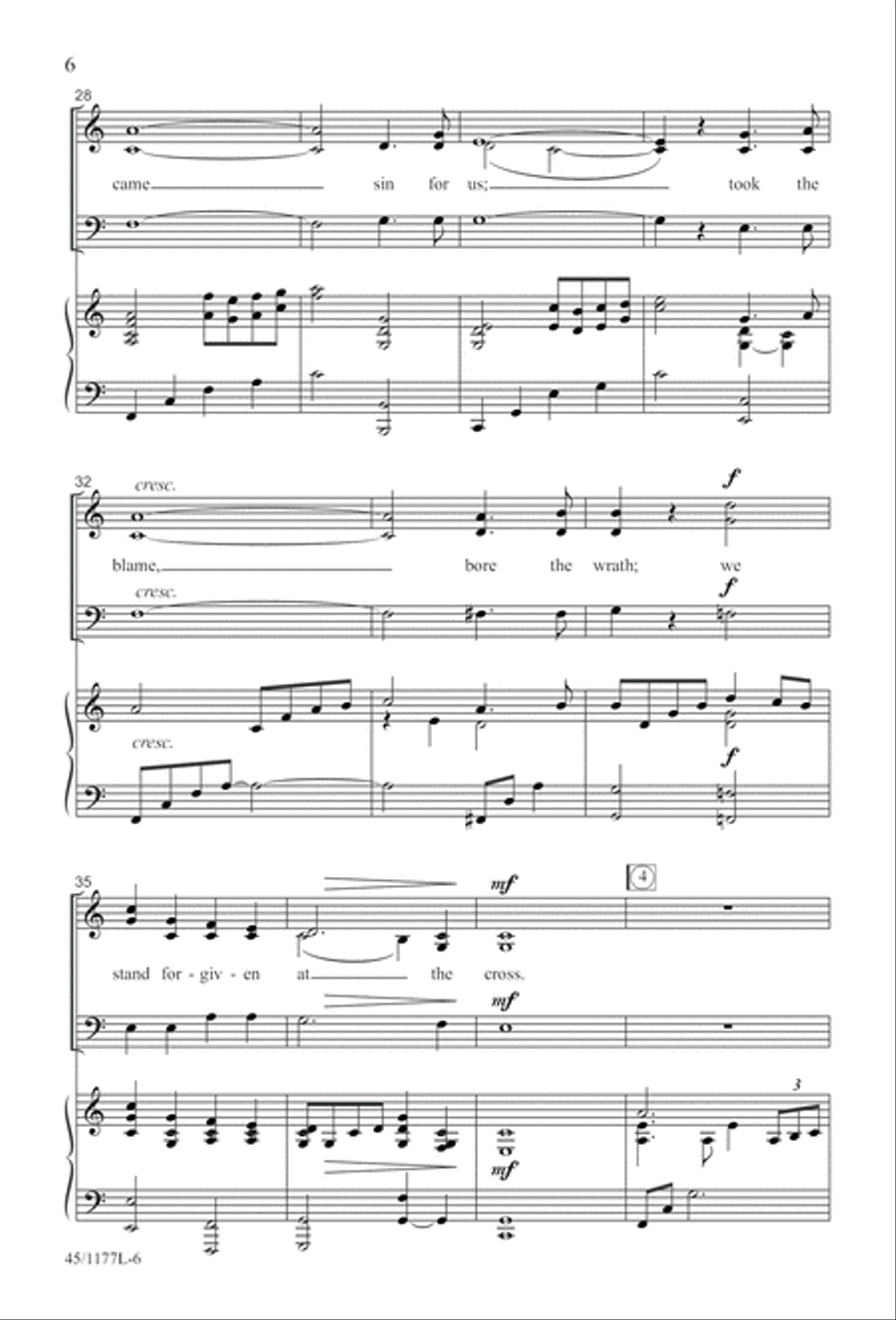 5 Getty Anthems for about 10 Singers 4-Part scores gallery preview page 7