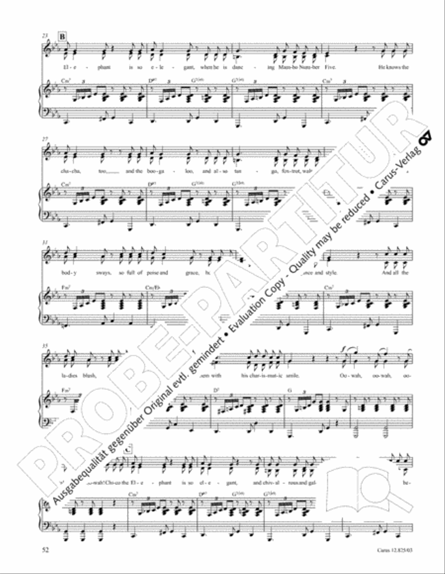 Circus Allegro Circus Allegro Choir scores gallery preview page 53