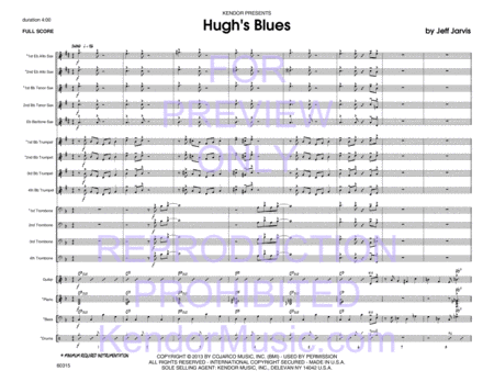 Hugh's Blues (Full Score)