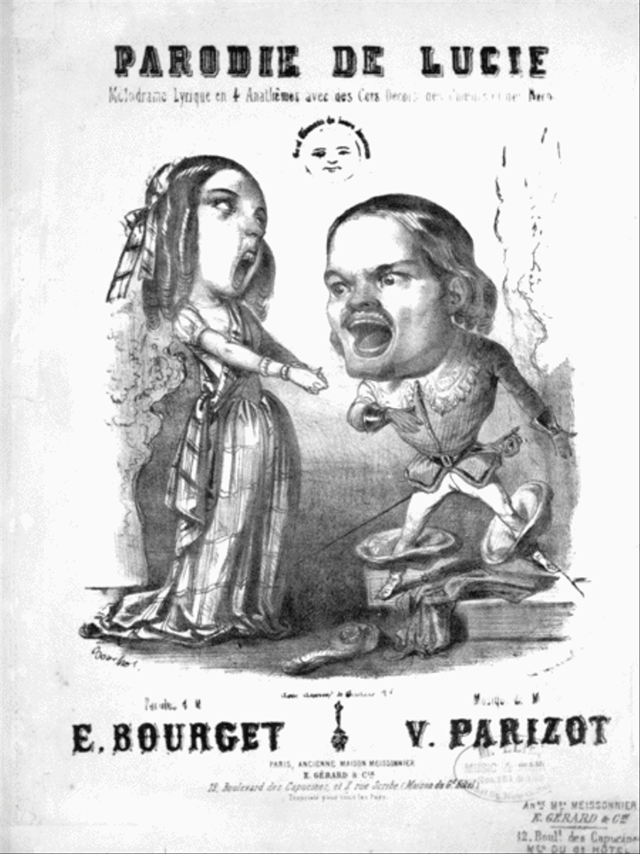 Parodie De Lucie Voice scores gallery preview page 1