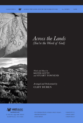 Across the Lands (You're the Word of God) - CD ChoralTrax