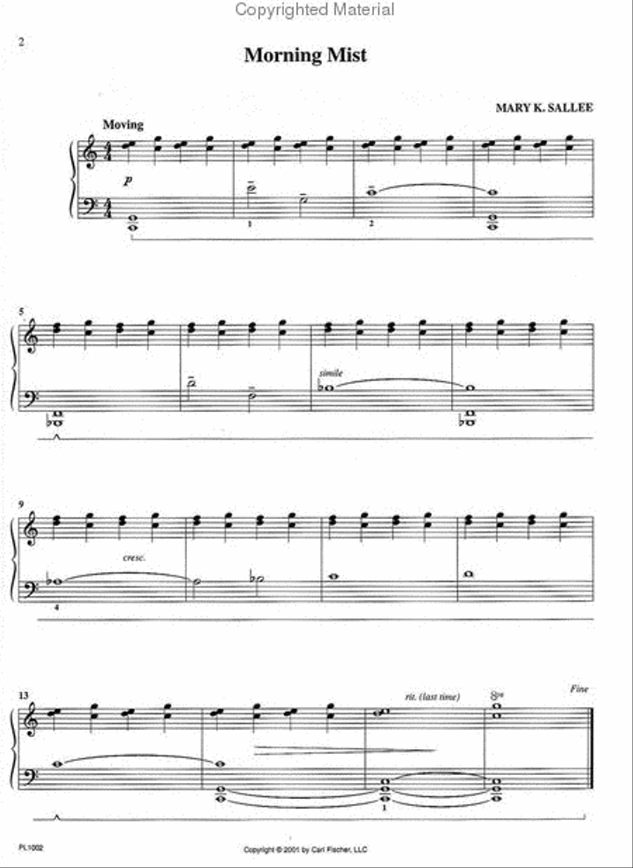 Summer Scenes Piano Solo scores gallery preview page 2