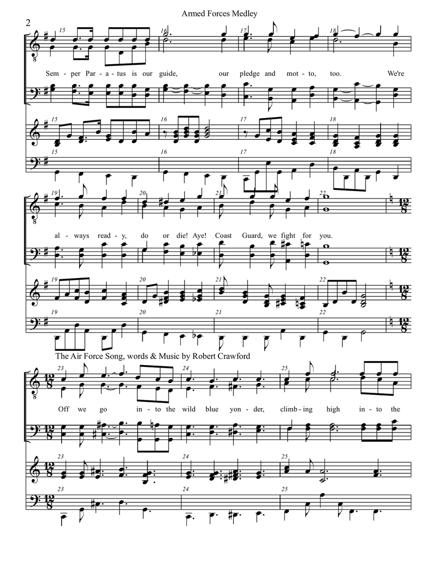 Armed Forces Medley Armed Forces Medley Chamber Orchestra scores gallery preview page 2