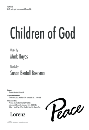 Book cover for Children of God