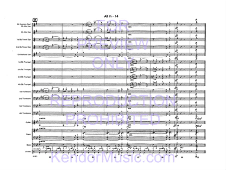 All In All In Jazz Ensemble scores gallery preview page 16