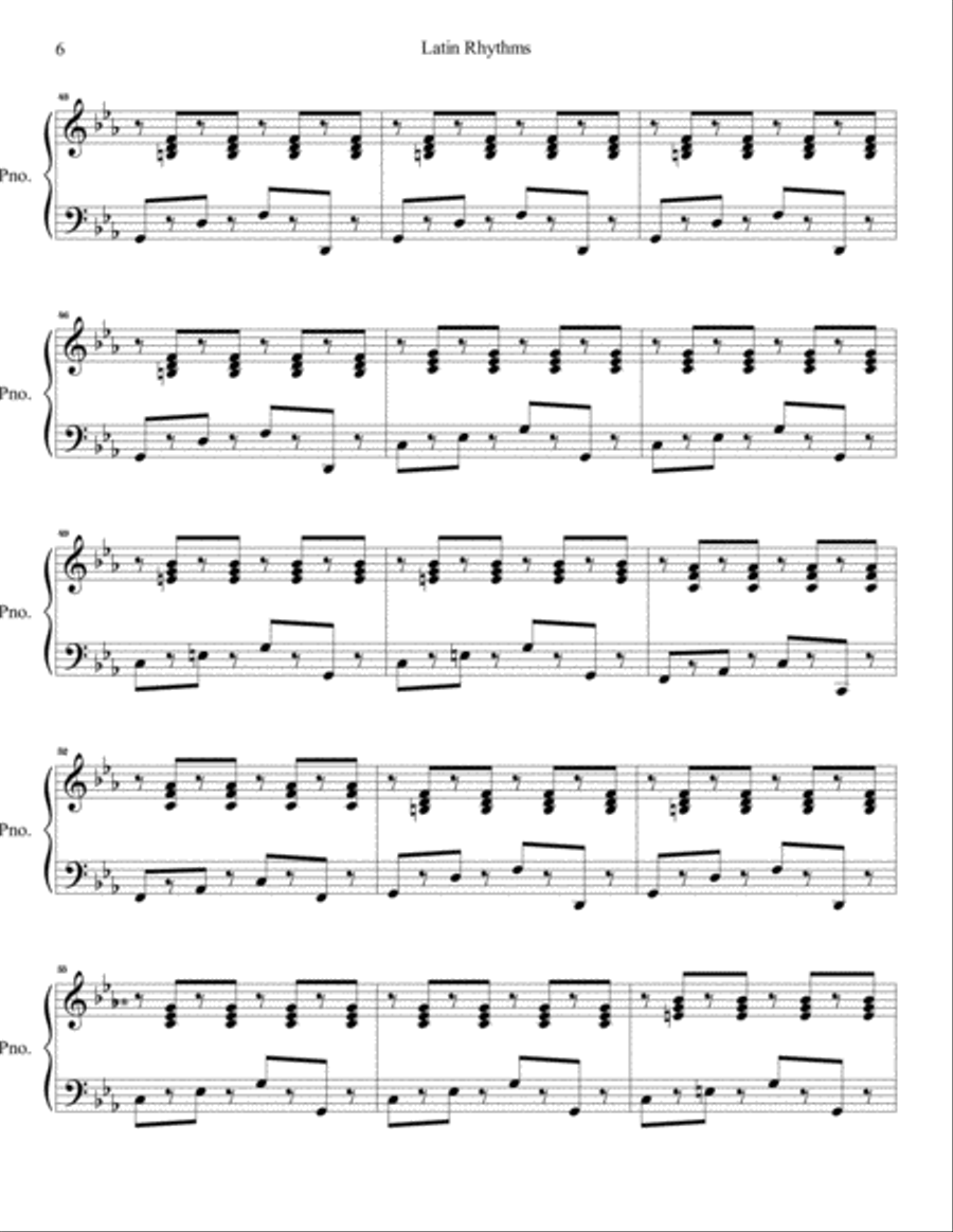 Latin Rhythms Woodwind Duet scores gallery preview page 6