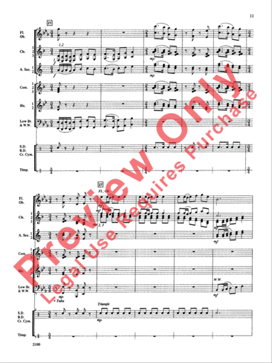 Northwest Suite Northwest Suite Concert Band scores gallery preview page 12