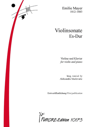 Book cover for Violinsonate Es-Dur