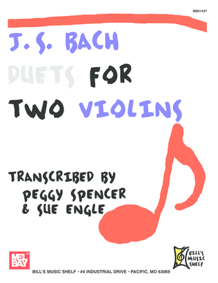 Book cover for J.S. Bach: Duets for Two Violins