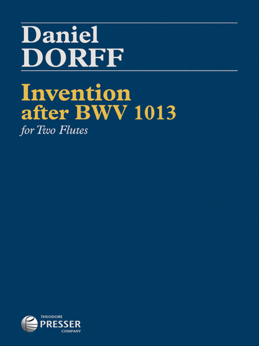 Invention after BWV 1013 Flute Duet scores gallery preview page 1