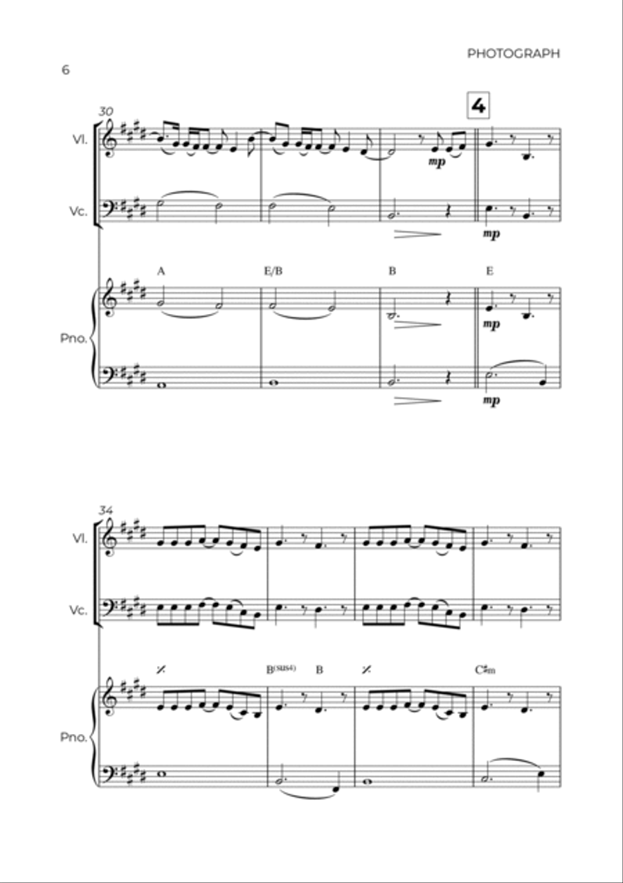 Photograph Photograph Piano Trio scores gallery preview page 6